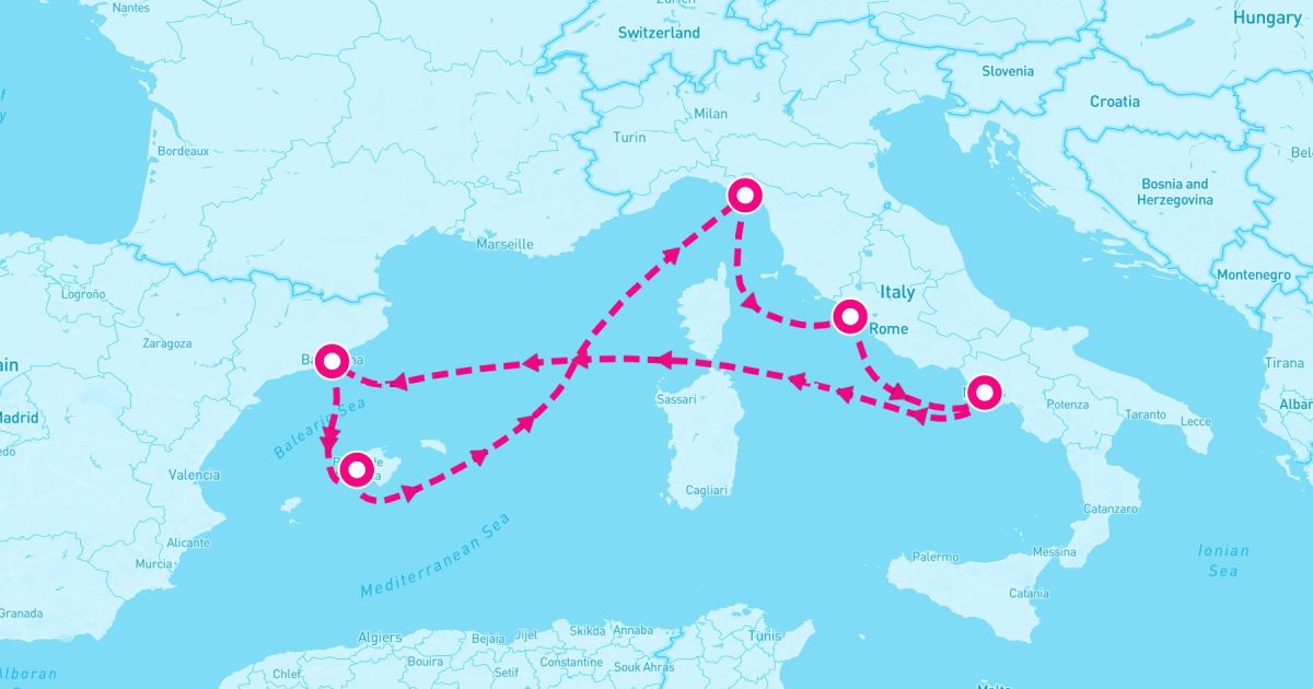 7 Night Western Mediterranean (Rome Roundtrip)