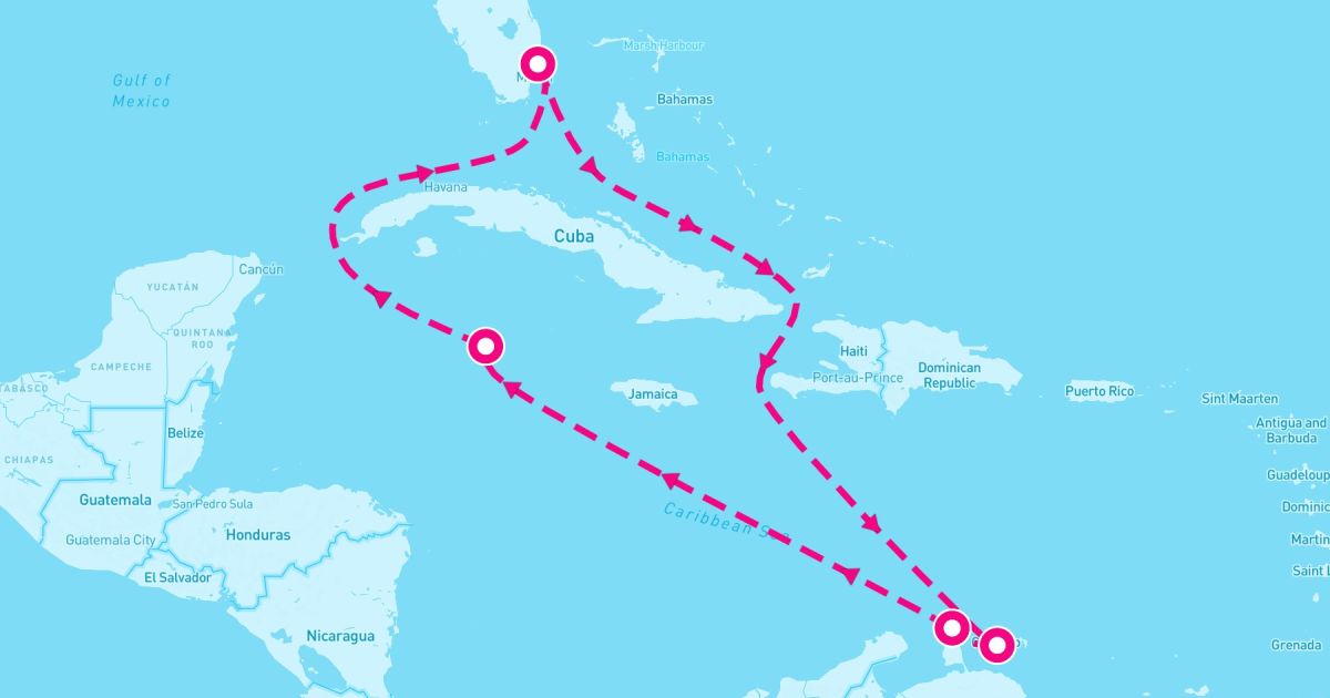 8 Night Aruba Curacao & Cayman (Ft. Lauderdale Roundtrip)