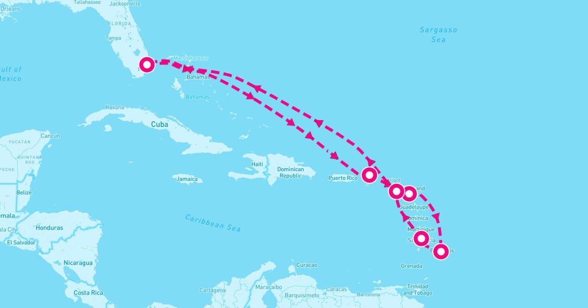 10 Night Ultimate Southern Caribbean (Ft. Lauderdale Roundtrip)