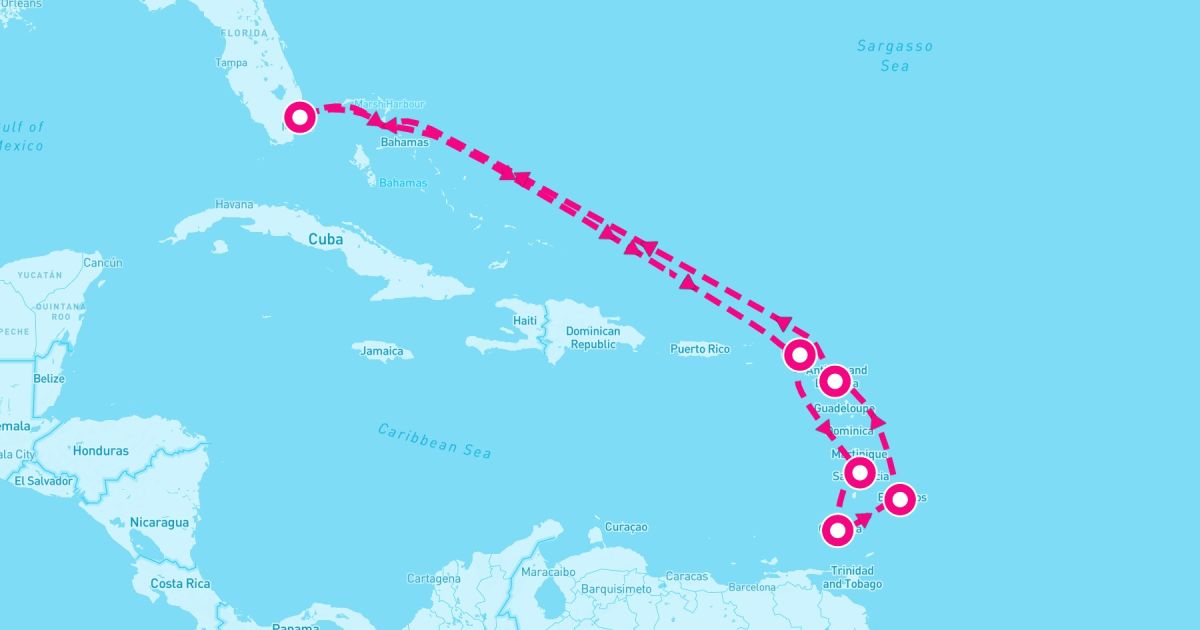 10 Night Ultimate Southern Caribbean (Ft. Lauderdale Roundtrip)
