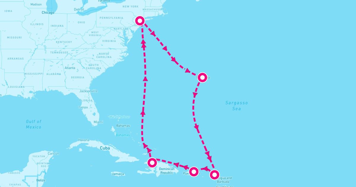 9 Night Bermuda & Eastern Caribbean (Cape Liberty Roundtrip)