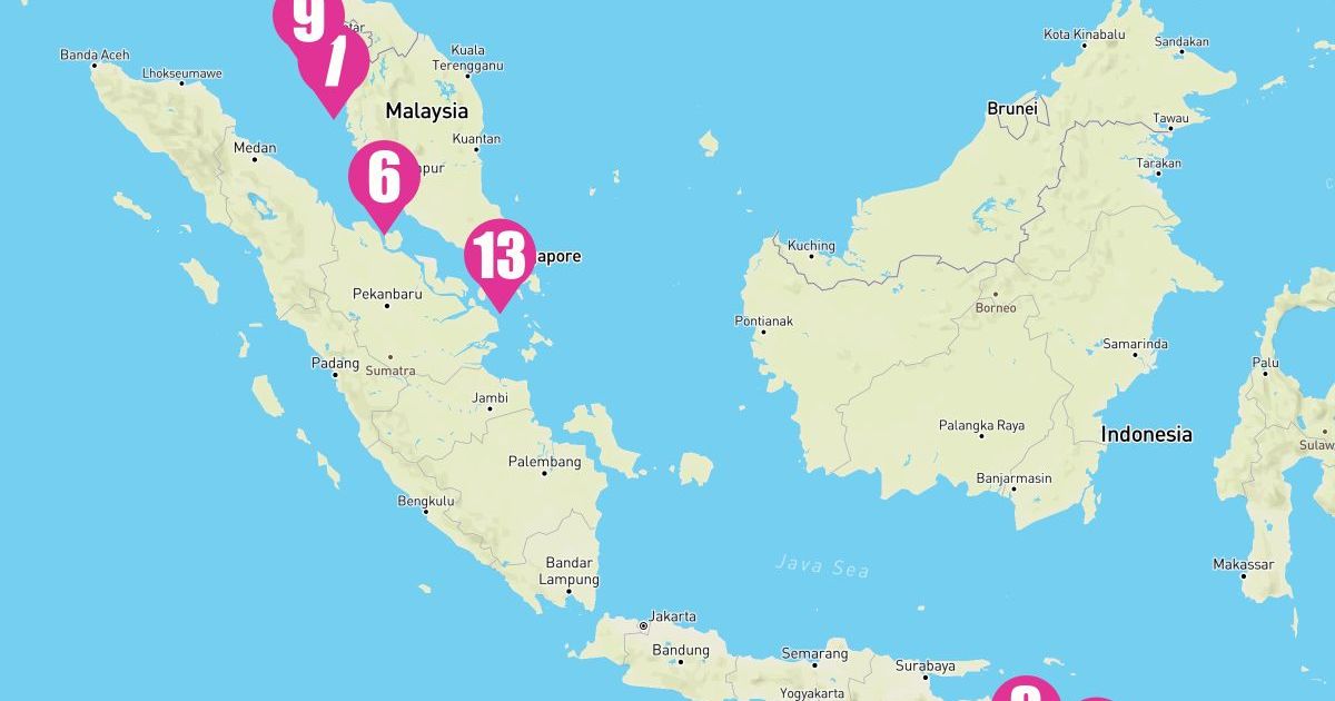 12 Night Bali Malaysia & Thailand (Benoa To Singapore)