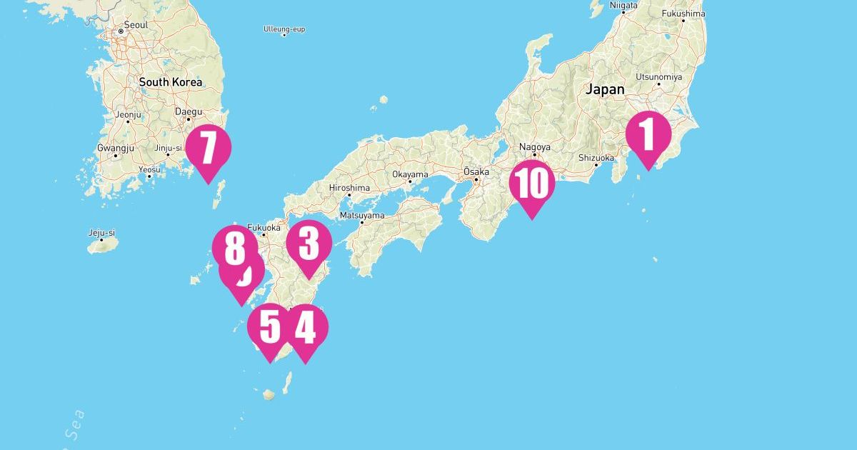 10 Night Kyushu Spring Flowers (Yokohama Roundtrip)