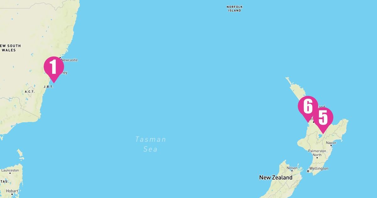 Grand Princess - April 8th, 2026 - Cruise Map & Port Info
