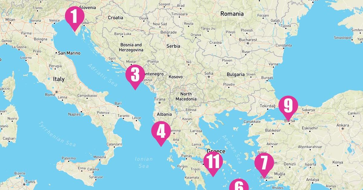 Majestic Princess - June 10th, 2025 - Cruise Map & Port Info