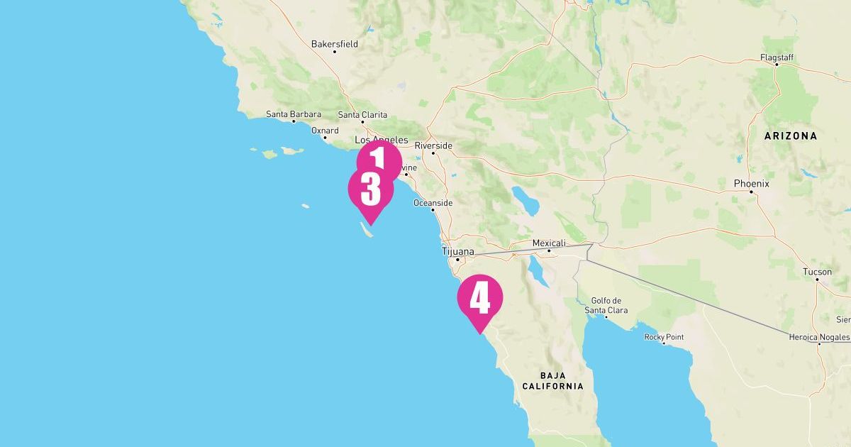 4 Night Catalina & Ensenada (Los Angeles Roundtrip)