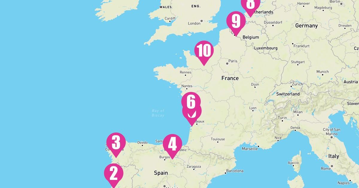 9 Night Europe: France Spain England & Portugal (Lisbon To Le Havre)