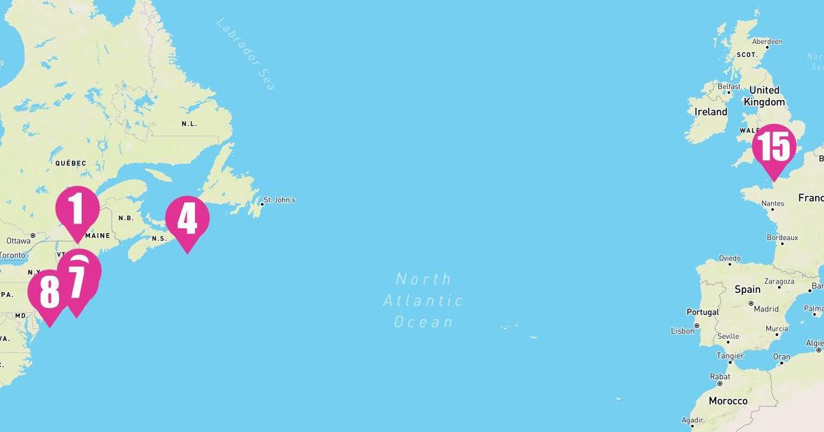 14 Night Transatlantic Crossing New England & Canada (Quebec To Southampton)