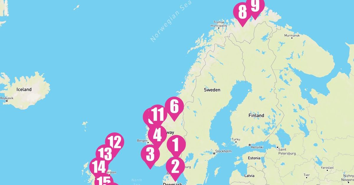 19 Night The Best Of Norway (Oslo To Southampton)