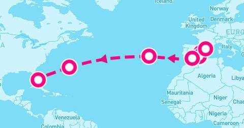 14 Night Spain & Bermuda Transatlantic