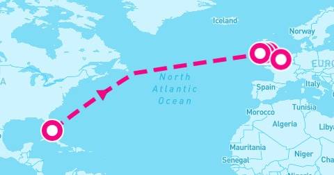 14 Night Carnival Journeys: Transatlantic Eastbound