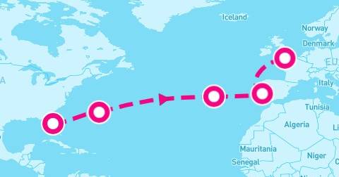 13 Night Bermuda & Portugal Transatlantic