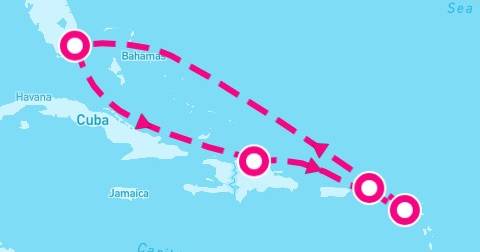 7 Night Tortola St. Kitts & Puerto Plata