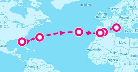 15 Night Bermuda & Spain Transatlantic