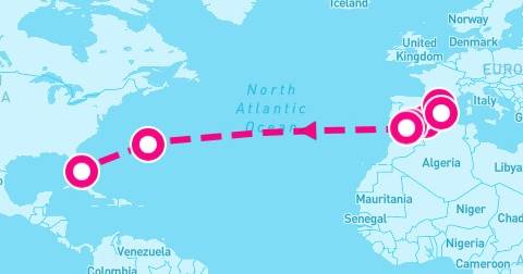 14 Night Western Europe Transatlantic