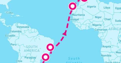 17 Night Argentina To Barcelona Transatlantic