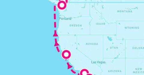 8 Night Pacific Coastal Cruise