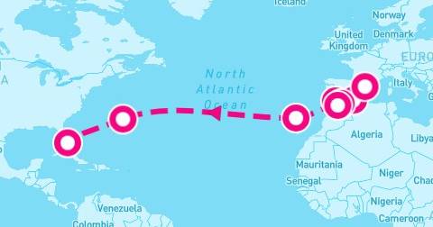 16 Night Spain & Bermuda Transatlantic