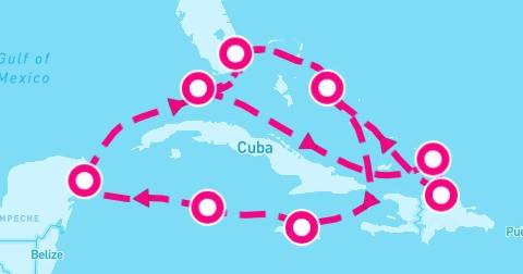 14 Night Western & Eastern Caribbean: Mexico & Bahamas