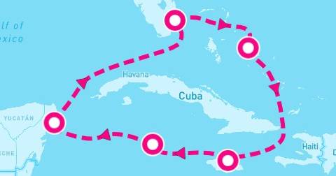 7 Night Western Caribbean: Greater Antilles & Mexico