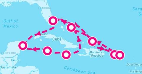 14 Night Eastern & Western Caribbean: San Juan & Mexico
