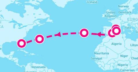 13 Night Spain & Perfect Day Transatlantic