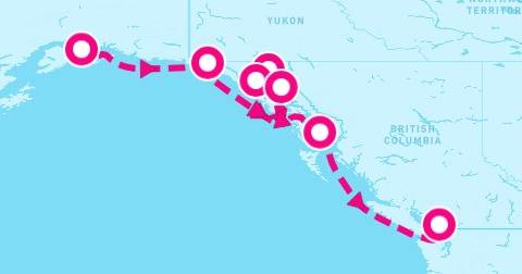 7 Night Voyage Of The Glaciers With Glacier Bay - Southbound