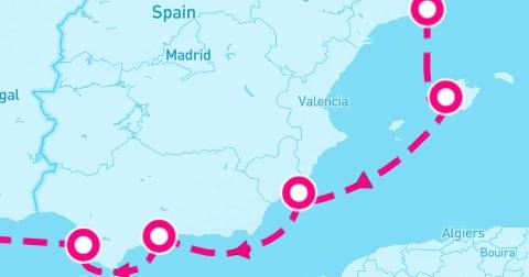 13 Night Spain & France Transatlantic