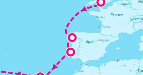15 Night Spain & Portugal Transatlantic