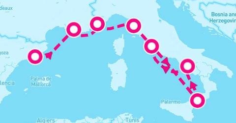 7 Night Mediterranean: Nice Florence & Salerno