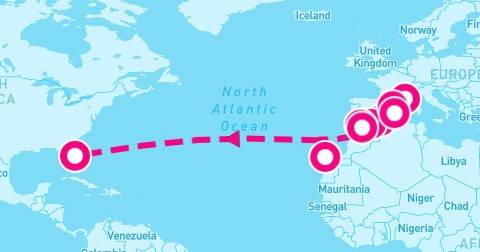16 Night Transatlantic: France & Spain