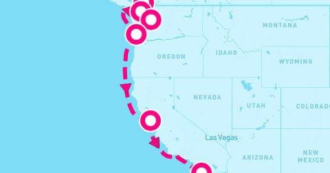 8 Night Pacific Coast: San Francisco & Astoria