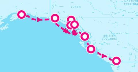 7 Night Alaska: Hubbard Glacier Skagway & Juneau