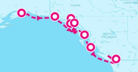 7 Night Alaska: Hubbard Glacier Skagway & Juneau