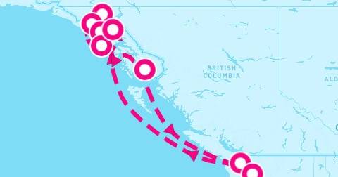 10 Night Alaska: Hubbard Glacier Skagway & Juneau