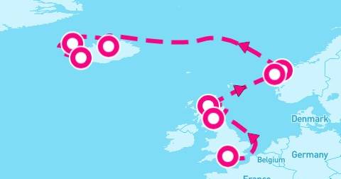 11 Night Northern Europe: Iceland Scotland & Norway