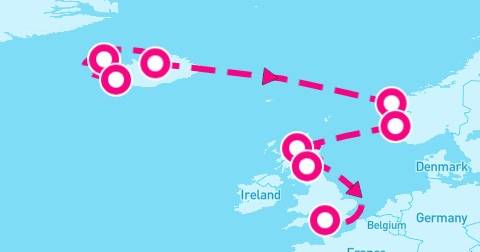 10 Night Northern Europe: Iceland Scotland & Norway