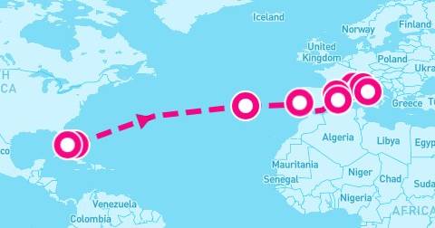 16 Night Transatlantic: Portugal Spain & France