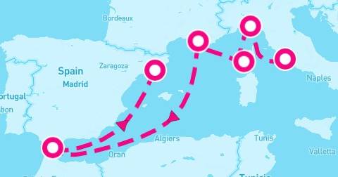 7 Night Western Mediterranean: Italy France & Gibraltar