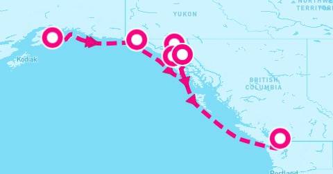 7 Night Southbound Alaska & Hubbard Glacier