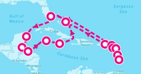 21 Night Eastern & Western Caribbean: Leeward Islands & Mexico
