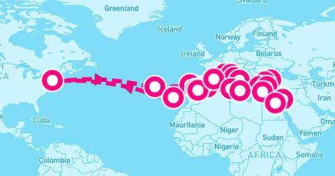 45 Night Day Legendary Ultimate Mediterranean &  Atlantic Passage