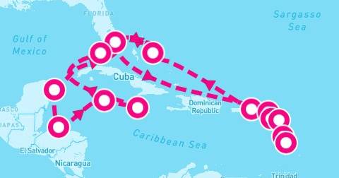 21 Night Eastern And Western Caribbean: Leeward Islands & Mexico