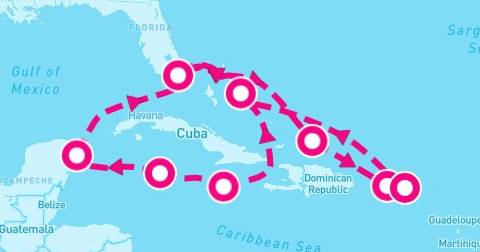 14 Night Eastern & Western Caribbean: San Juan & Mexico