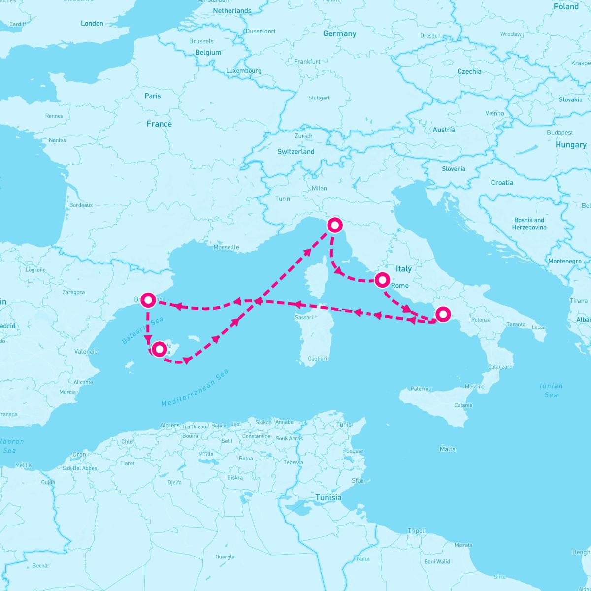 7 Night Western Mediterranean (Barcelona Roundtrip)