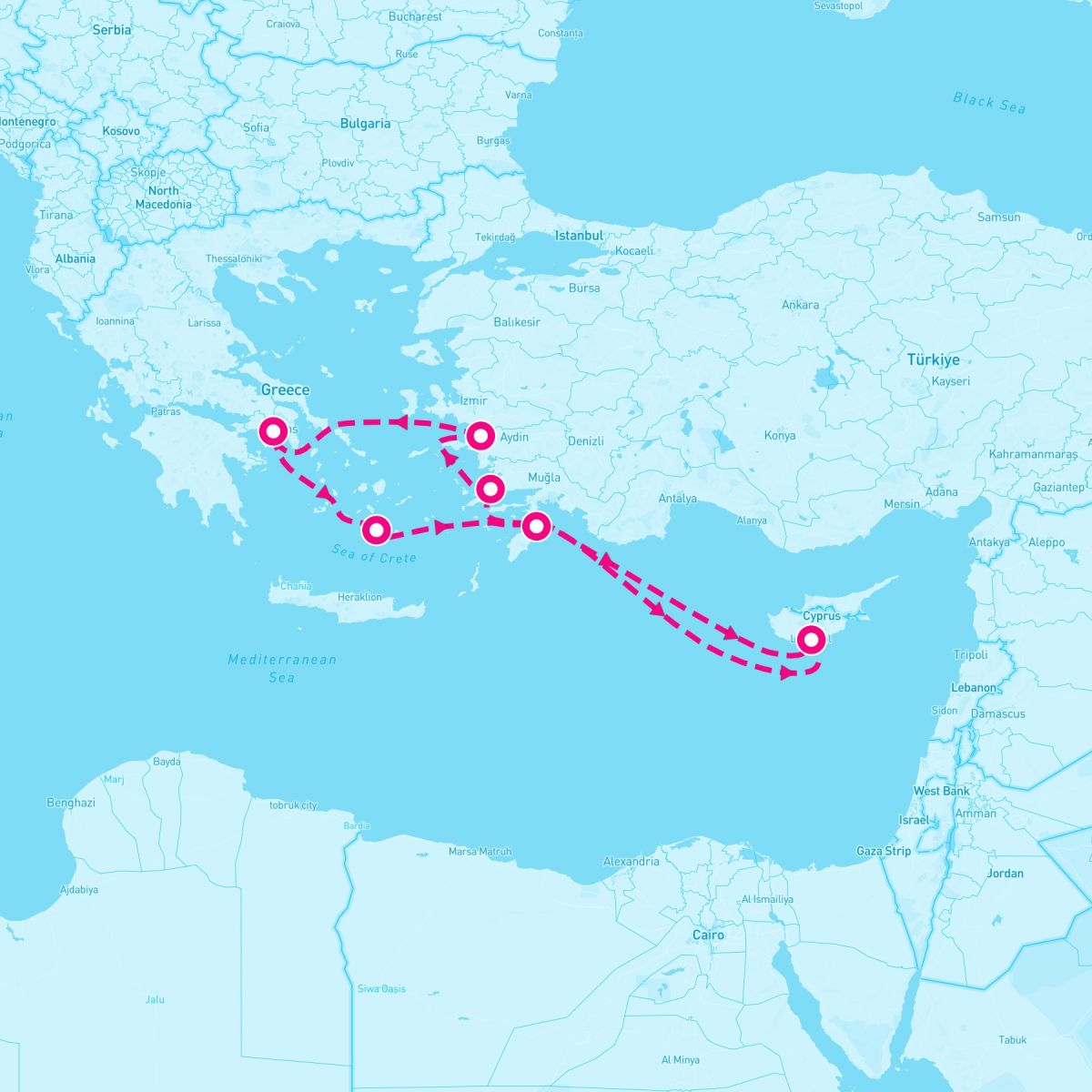 7 Night Greece Cyprus & Turkey (Athens Roundtrip)