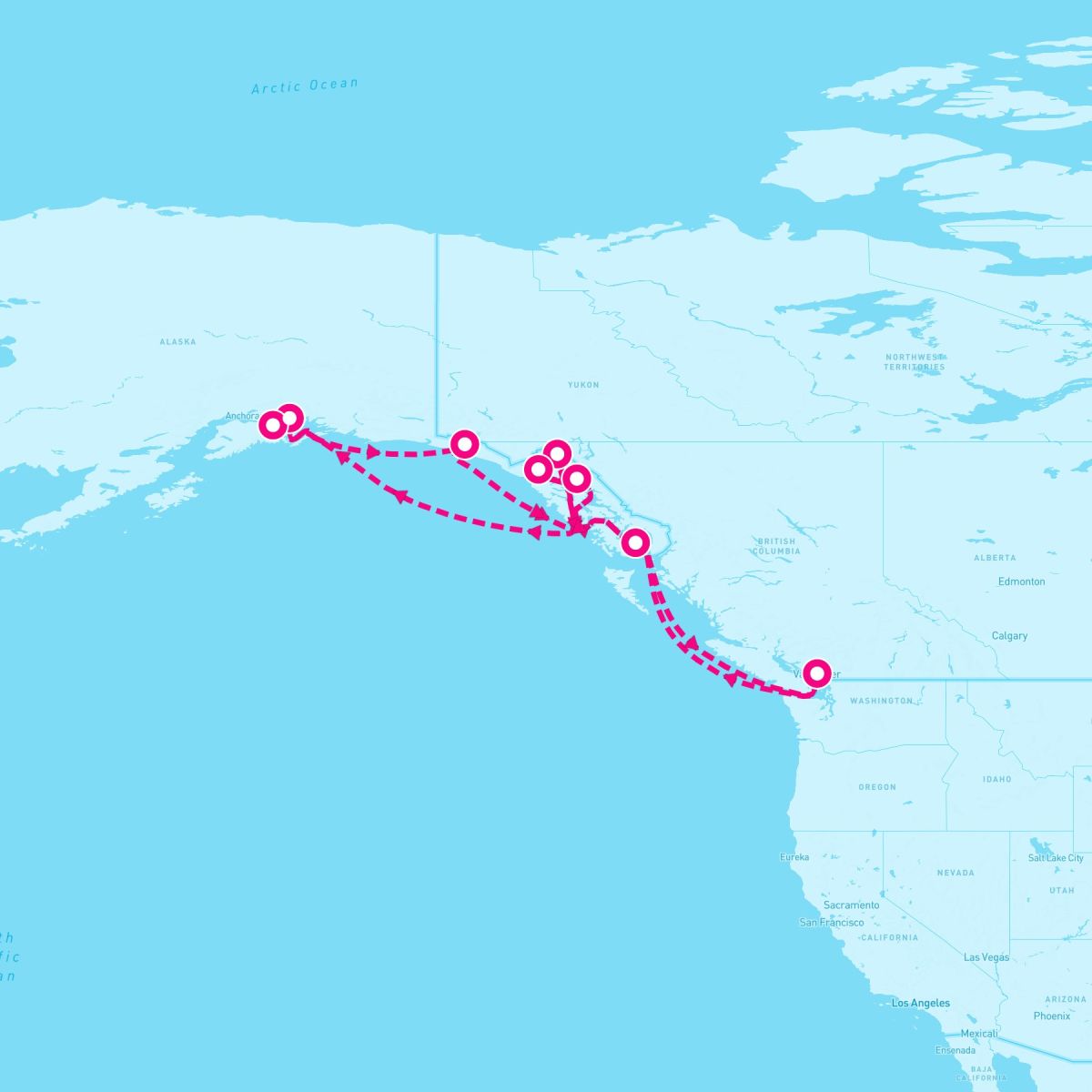 14 Night Voyage Of The Glaciers Grand Adventure (Vancouver Roundtrip)