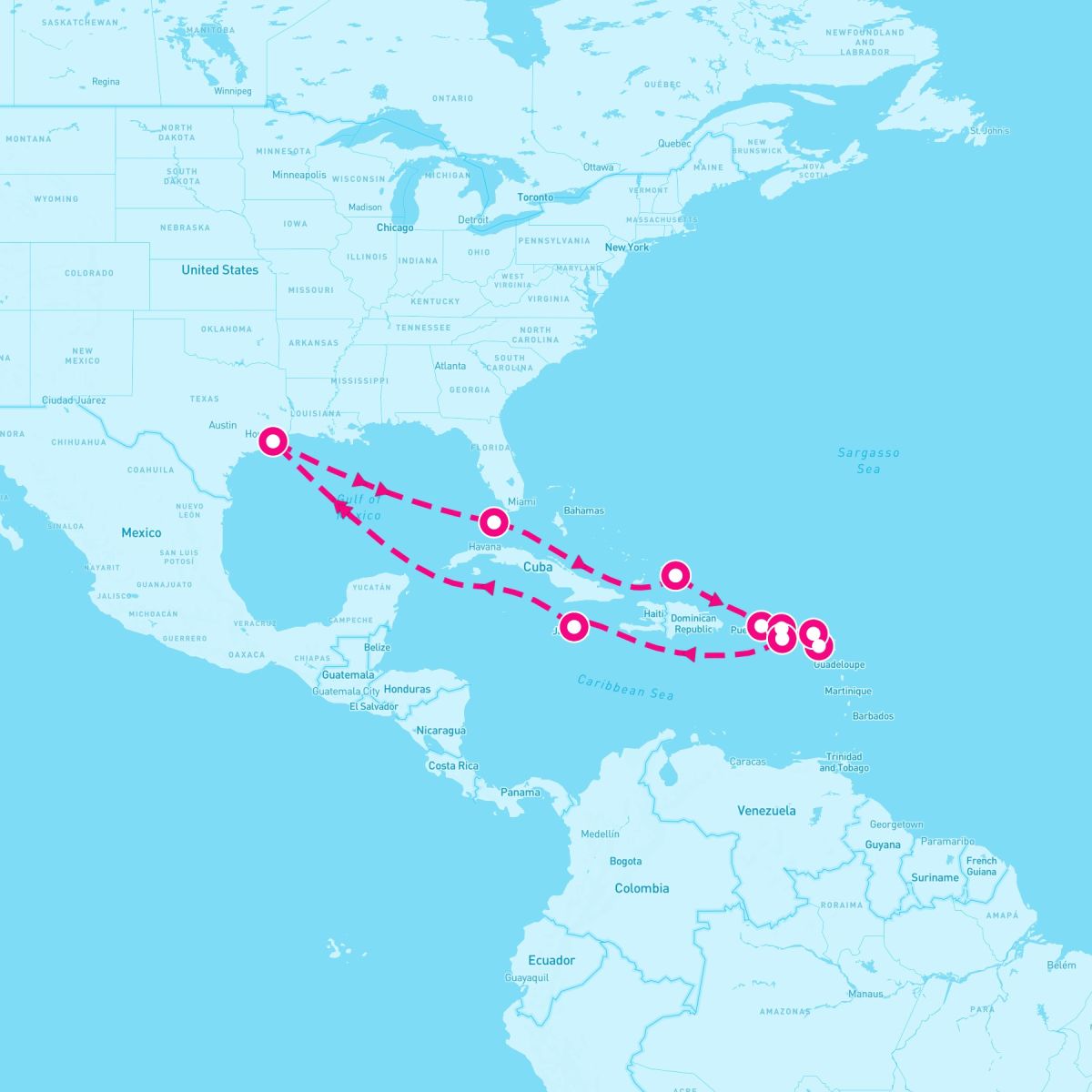 14 Night Eastern Caribbean - Carnival Journeys (Galveston Roundtrip)