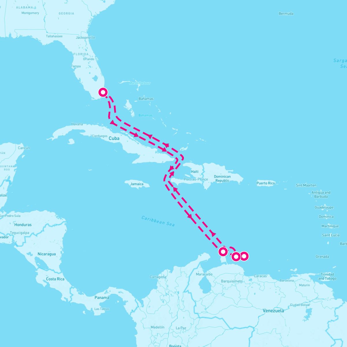 8 Night Southern Caribbean (Miami Roundtrip)