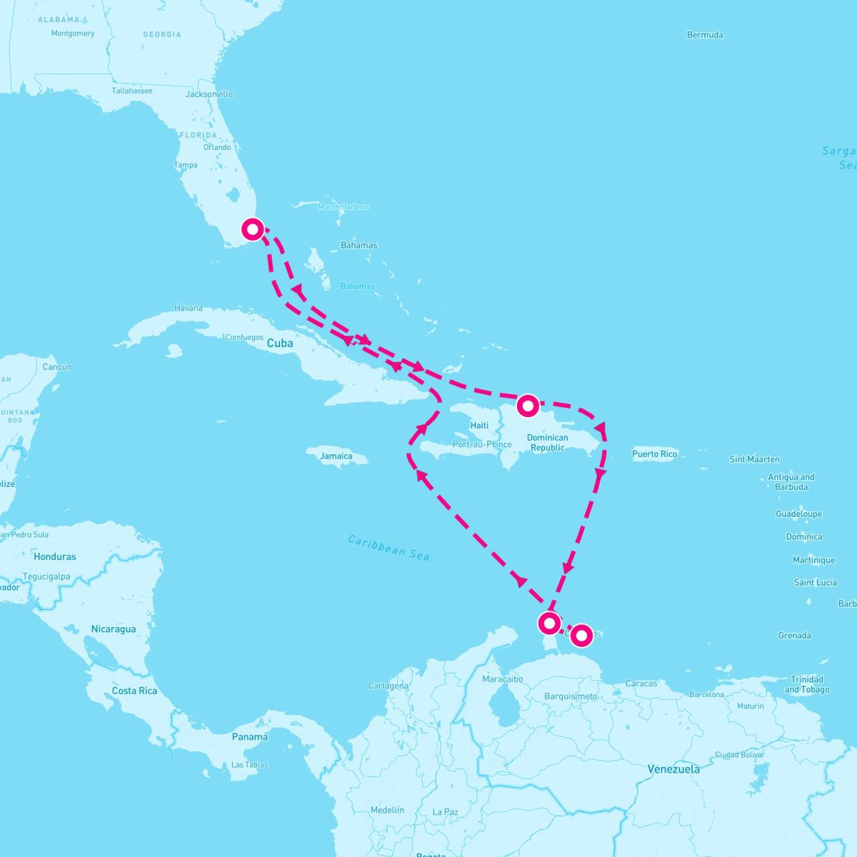 8 Night Southern Caribbean (Miami Roundtrip)